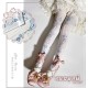 Red Maria Iris Alice Tights